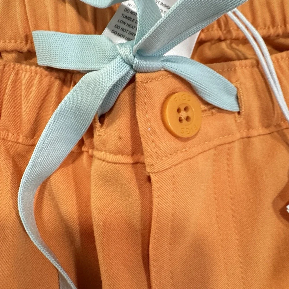Figs Cairo Cargo Men's Sz LT NWT Orange Creamsicle Scrub Pants